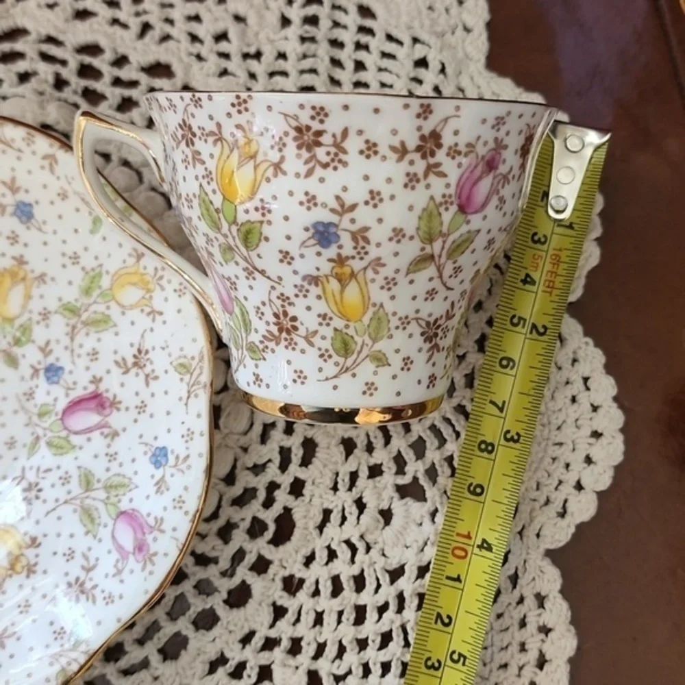 Rosine bone china,made in England cup and‎ saucer